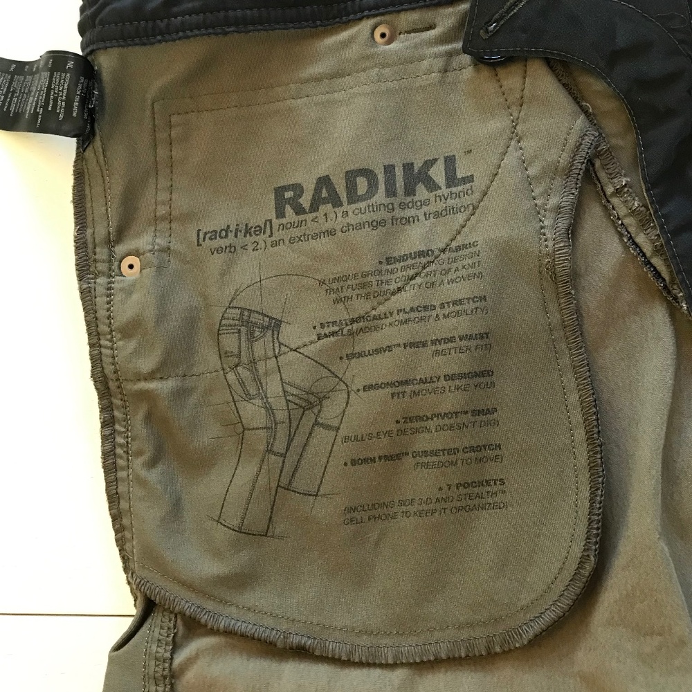 GORPCORE 🔥KUHL RADIKL KLASSIK OLIVE  PANTS 34 X 32 - Picture 11 of 15